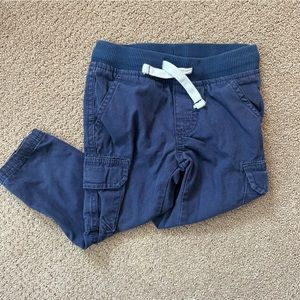 Navy Blue Cargo Pants, Easy Up- Elastic Waist, Carters size 2T